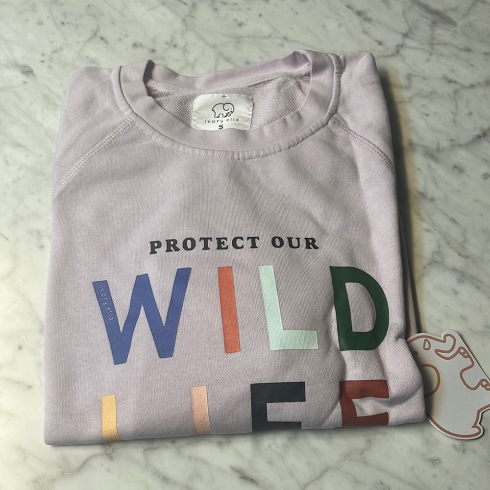 Ivory Ella Wildlife Crewneck